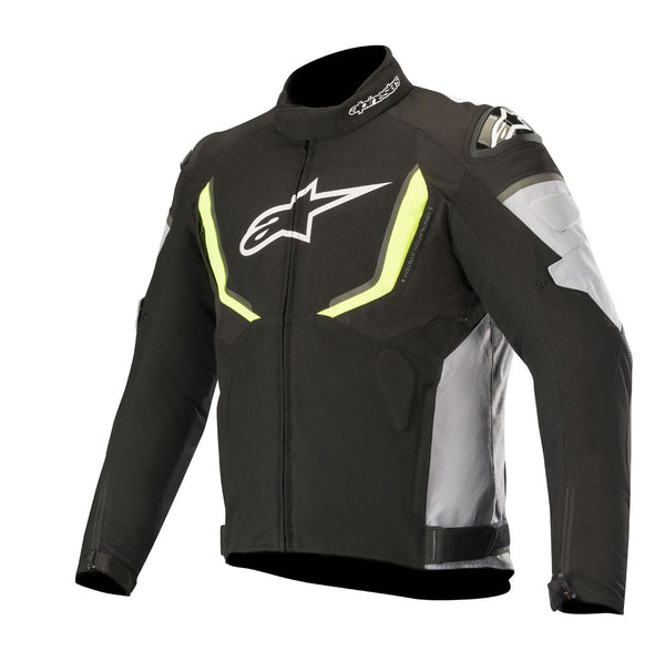 ALPINESTARS 骑行夹克 T-GP R v2 Waterproof Motorcycle Textile Jacket Black/Grey/Yellow