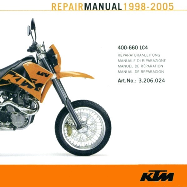 KTM 2008-2005 LC4 Service Manual 3206024