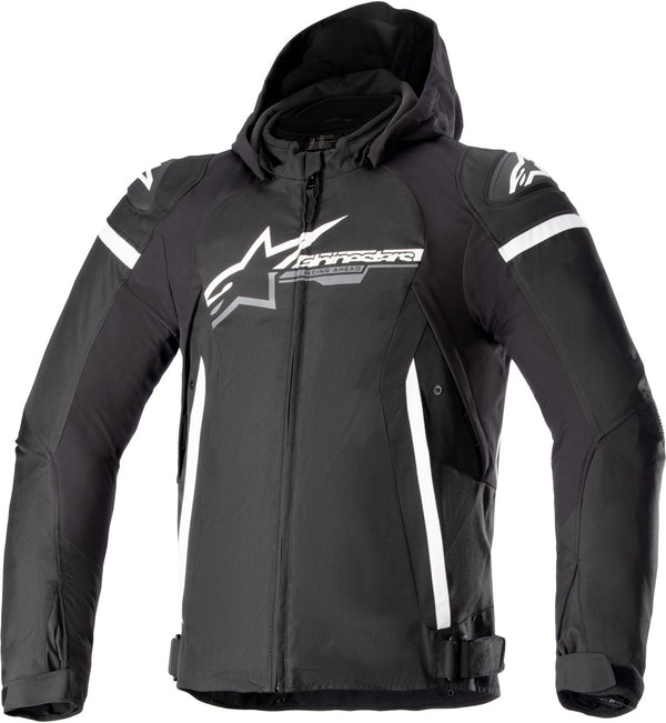 ALPINESTARS 骑行夹克 Zaca waterproof Motorcycle Textile Jacket Black/White