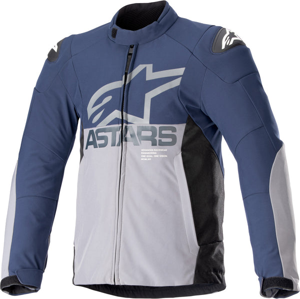 ALPINESTARS 骑行夹克 SMX waterproof Motorcycle Textile Jacket Dark Blue/Grey