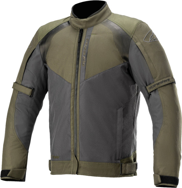 ALPINESTARS 骑行夹克 Headlands Drystar Motorcycle Textile Jacket Black/Olive