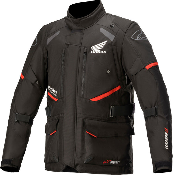 ALPINESTARS 骑行夹克 Honda Andes v3 Drystar Motorcycle Textile Jacket Black/Red