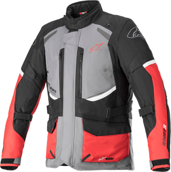 ALPINESTARS 骑行夹克 Andes V3 Drystar Motorcycle Textile Jacket Grey/Black/Red