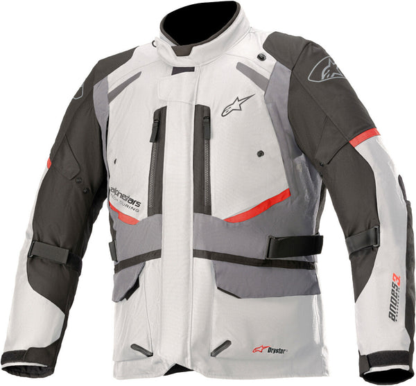 ALPINESTARS 骑行夹克 Andes V3 Drystar Motorcycle Textile Jacket White/Black/Grey