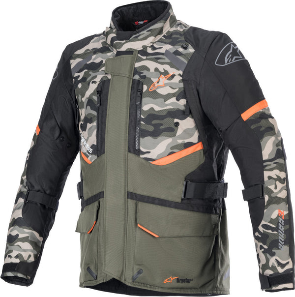 ALPINESTARS 骑行夹克 Andes V3 Drystars Motorcycle Textile Jacket Black/Camouflage