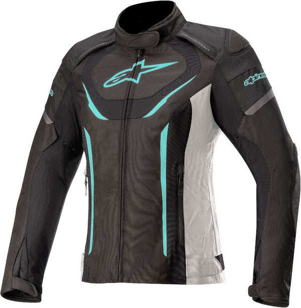 ALPINESTARS 骑行夹克 Stella T-Jaws V3 Waterproof Ladies Motorcycle Textile Jacket Black/White/Blue