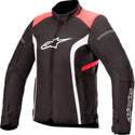 ALPINESTARS 骑行夹克 Stella T-Kira V2 Waterproof Ladies Motorcycle Textile Jacket Black/Red
