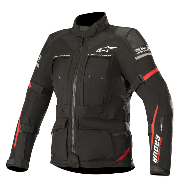 ALPINESTARS 骑行夹克 Stella Andes Pro Drystar Tech-Air Ladies Motorcycle Textile Jacket Black/Red