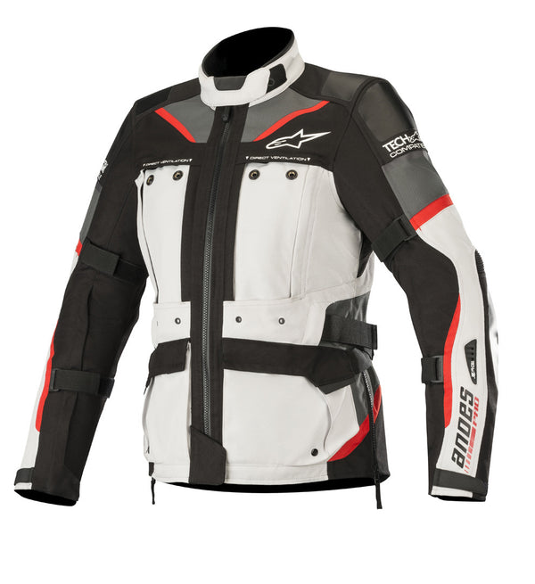 ALPINESTARS 骑行夹克 Stella Andes Pro Drystar Tech-Air Ladies Motorcycle Textile Jacket Black/Grey/White
