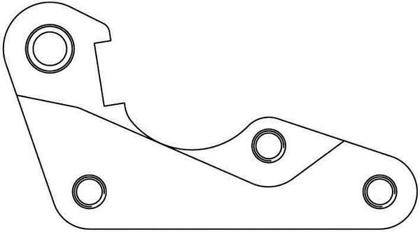 GALFER 刹车 280 TSUNAMI BRACKET ONLY