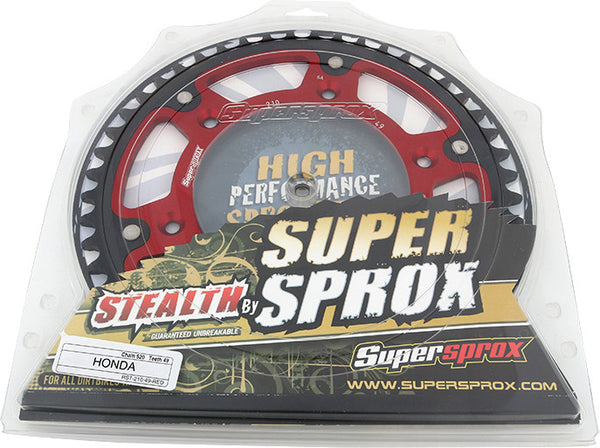 SUPERSPROX 链轮 REAR STEALTH SPROCKET ALU/STL 49T-520 红 HON