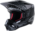 ALPINESTARS 头盔 S-M5 Solar Flare Helmet Black/Grey/Gold