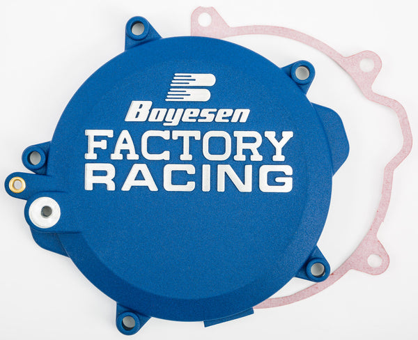 BOYESEN 发动机 FACTORY RACING CLUTCH COVER HUSKY 蓝
