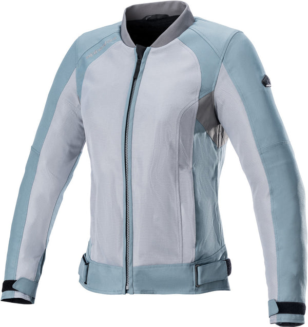ALPINESTARS 骑行夹克 Eloise V2 Air Ladies Motorcycle Textile Jacket Light Grey/Green