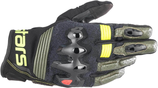 ALPINESTARS 手套 Halo Motorcycle Gloves Black/Yellow