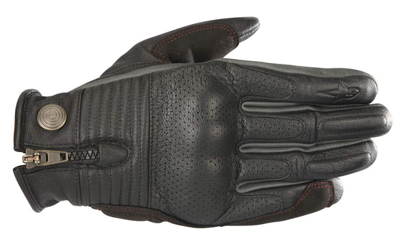 ALPINESTARS 手套 Honda Rayburn Motorcycle Leather Gloves Black/Gray