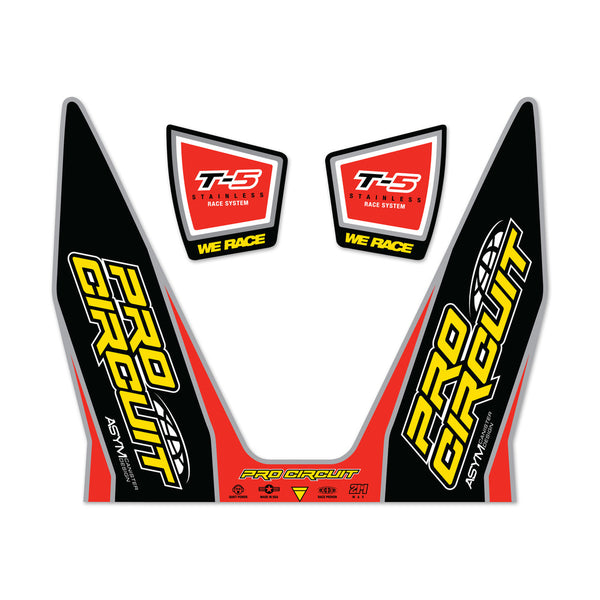 PRO CIRCUIT 贴花/贴纸 Muffler Sticker Kit
