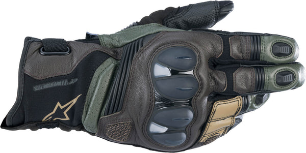 ALPINESTARS 手套 Belize V2 Drystar Motorcycle Glove Black/Green