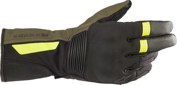 ALPINESTARS 手套 Denali Aerogel Drystar Motorcycle Glove Black/Green/Yellow