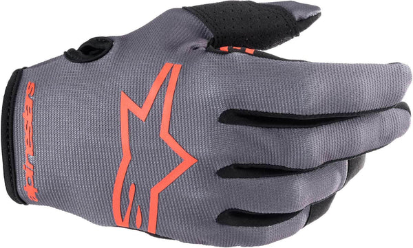 ALPINESTARS 手套 Radar Kids Motocross Gloves Grey/Black/Red