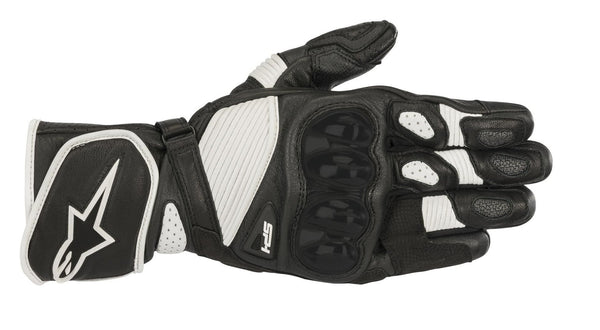 ALPINESTARS 手套 SP-1 v2 Motorcycle Leather Gloves Black/White
