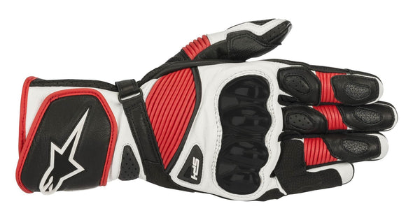 ALPINESTARS 手套 SP-1 v2 Motorcycle Leather Gloves Black/White/Red