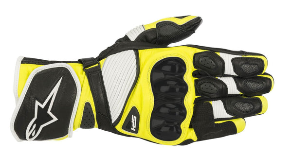 ALPINESTARS 手套 SP-1 v2 Motorcycle Leather Gloves Black/Yellow