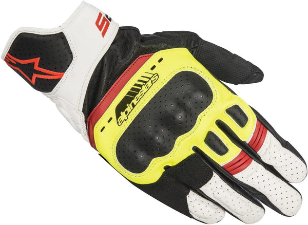 ALPINESTARS 手套 SP-5 Gloves Black/White/Yellow/Red