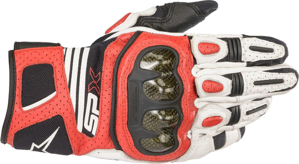 ALPINESTARS 手套 SP X Air Carbon V2 Motorcycle Gloves White/Black/Red
