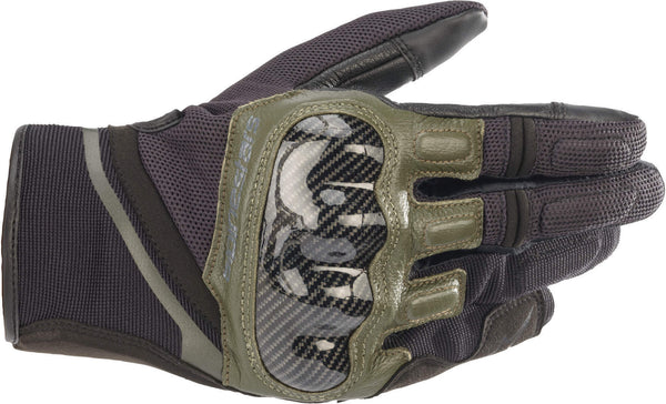 ALPINESTARS 手套 Chrome Motorcycle Gloves Black/Green
