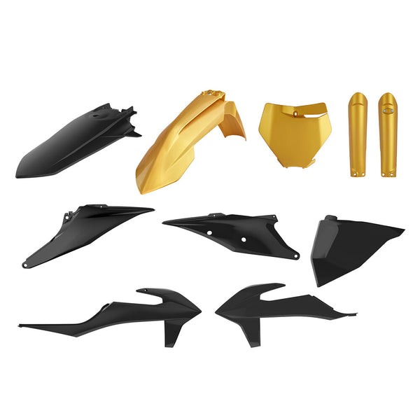 POLISPORT 车身塑料套件 KTM GOLD/黑