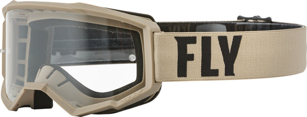 FLY RACING 风镜 Focus Youth Motocross Goggles Black/Khaki
