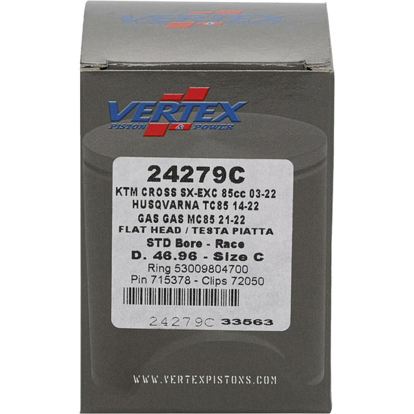 Vertex 活塞 KTM/Husqvarna/Gas Gas Piston Kit Cast Race 46.96/STD GAS/Husq/KTM