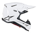 ALPINESTARS ALPINESTARS M8 头盔 Supertech M8 Solid Helmet White Gloss M-8