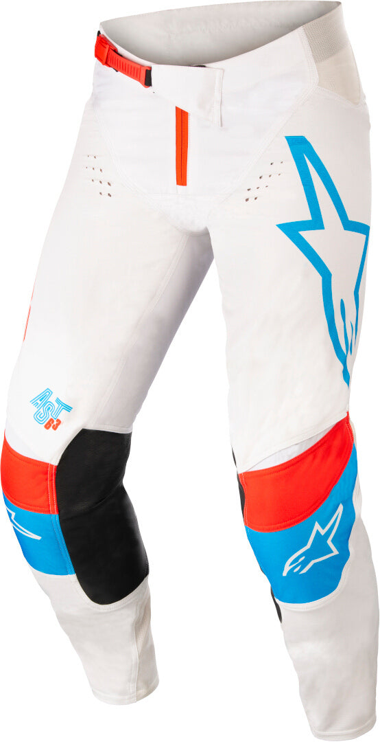 ALPINESTARS 骑行裤 Techstar Quadro Motocross Pants White/Blue
