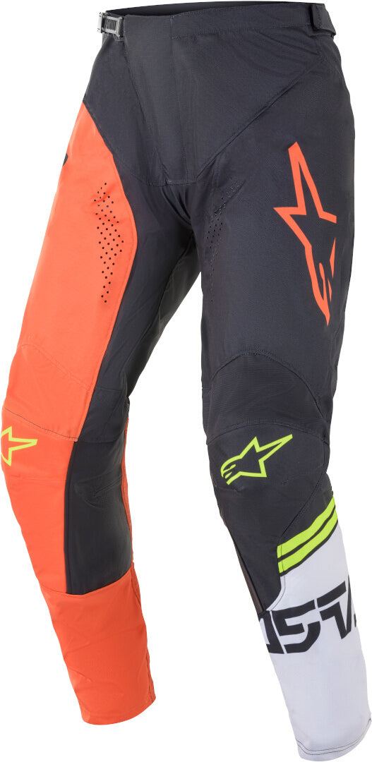 ALPINESTARS 骑行裤 Racer Compass Motocross Pants Black/Orange/White