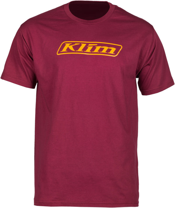 Klim T恤 Word T-Shirt Burgundy