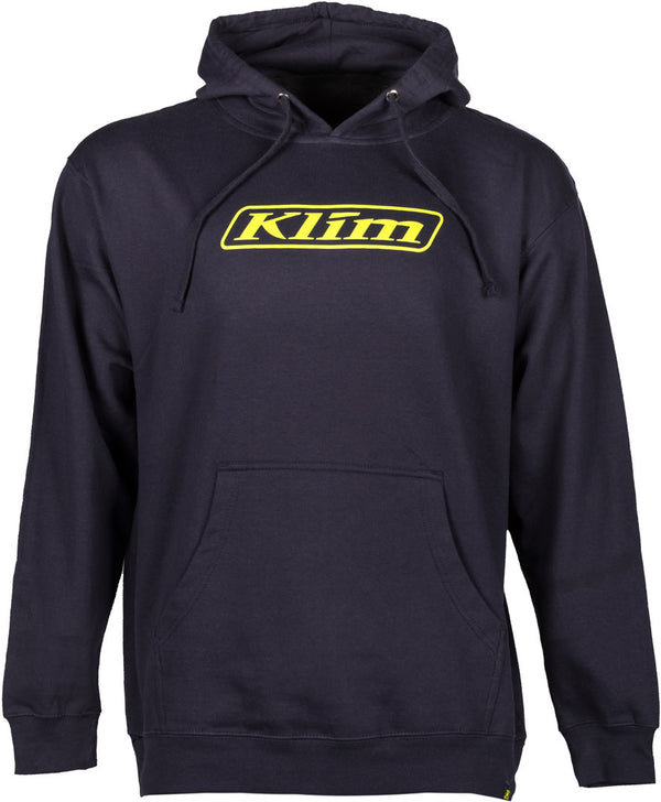 Klim Word Pullover Blue/Fluo Yellow