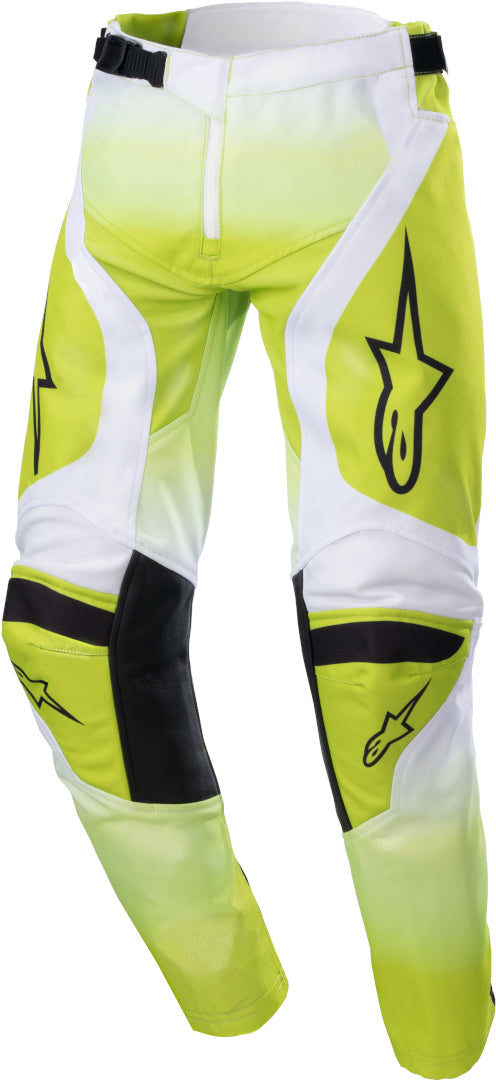 ALPINESTARS 骑行裤 Racer Push Youth Motocross Pants White/Yellow