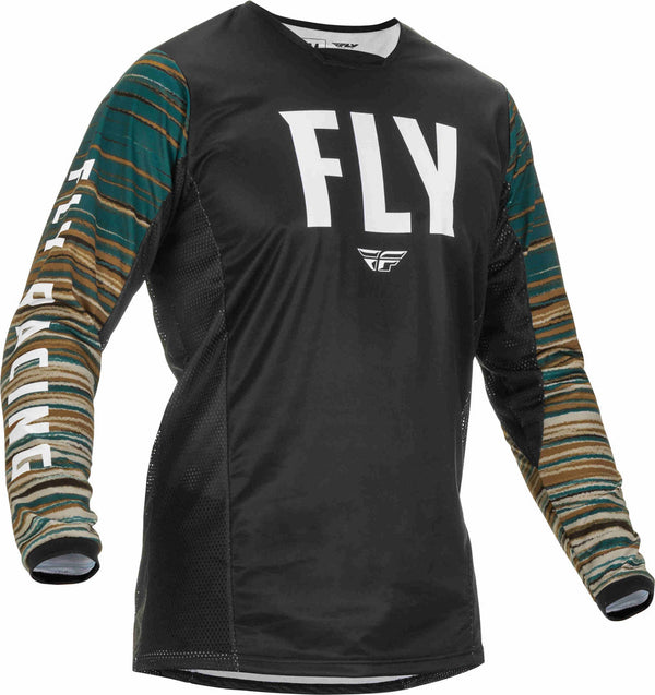 FLY RACING 骑行衣 Kinetic Wave Motocross Jersey Black