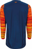 FLY RACING 骑行衣 Kinetic Wave Motocross Jersey Dark Blue/Orange
