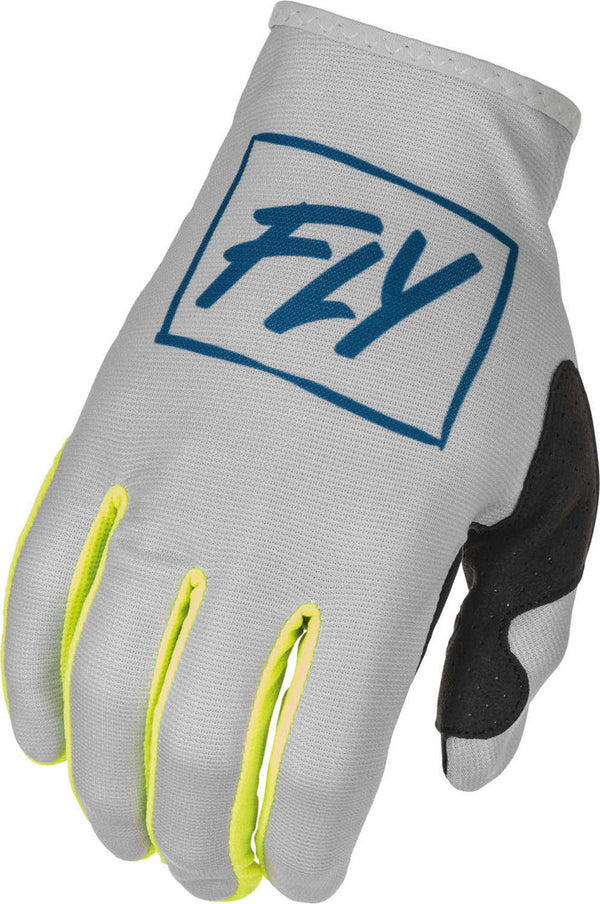 FLY RACING 手套 Lite Motocross Gloves Gray/Yellow