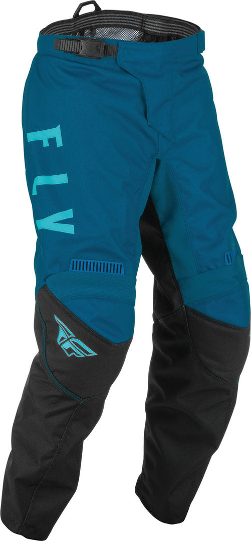 FLY RACING 骑行裤 F-16 Youth Motocross Pants Black/Turquoise