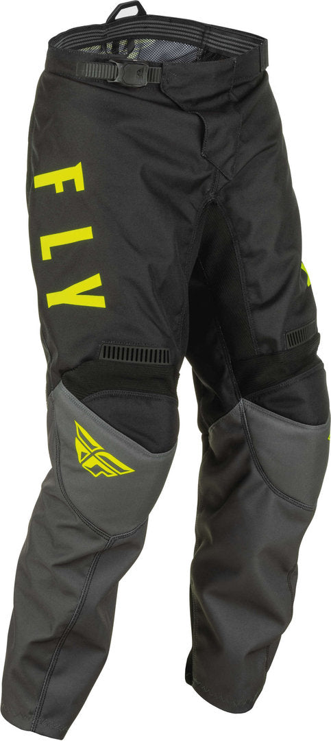 FLY RACING 骑行裤 F-16 Youth Motocross Pants Black/Yellow