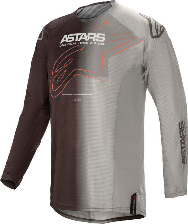 ALPINESTARS 骑行衣 Techstar Phantom Motocross Jersey Black/Grey