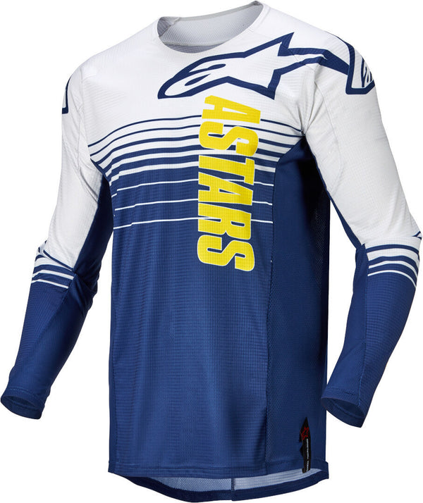 ALPINESTARS 骑行衣 Techstar Phantom Motocross Jersey White/Blue