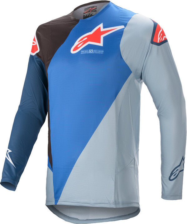 ALPINESTARS 骑行衣 Supertech Blaze Motocross Jersey Blue/Light Blue