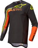 ALPINESTARS 骑行衣 Supertech Blaze Motocross Jersey Black/Orange