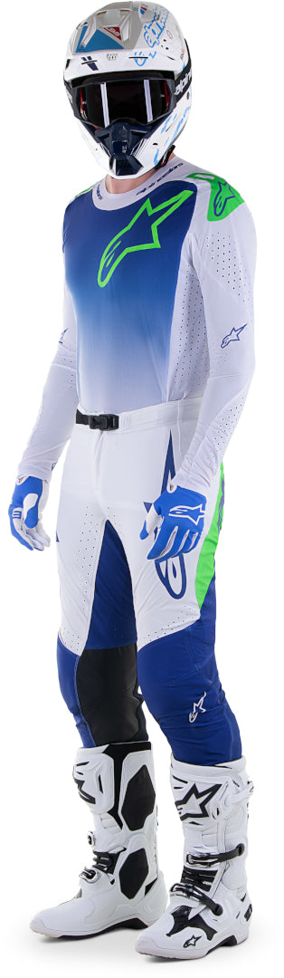 ALPINESTARS 骑行衣 Supertech Risen Motocross Jersey Blue/White