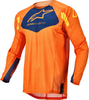 ALPINESTARS 骑行衣 Techstar Factory Motocross Jersey Orange/Blue